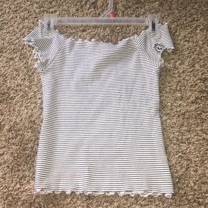 Off the shoulders top